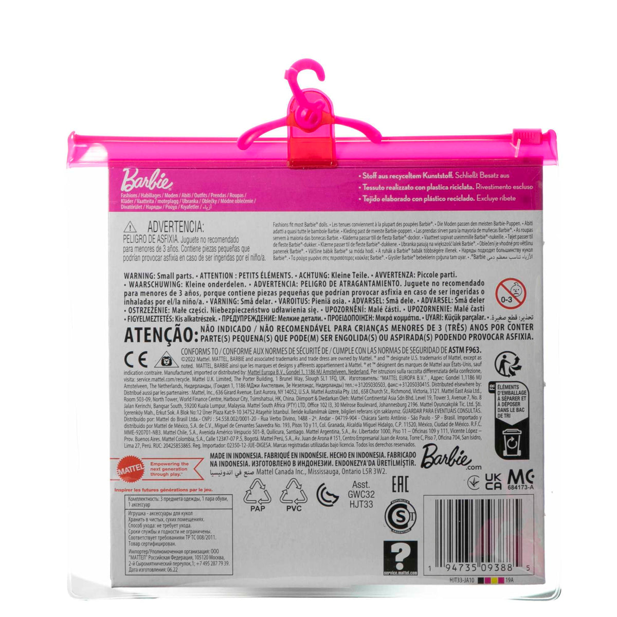 Barbie Clothes, Picnic-Themed Fashion And Accessory 2-Pack For Barbie Dolls