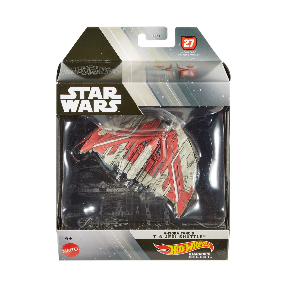 Hot Wheels Collector Veículo de Brinquedo T-6 Lançadeira Jedi do Ashoka Tano