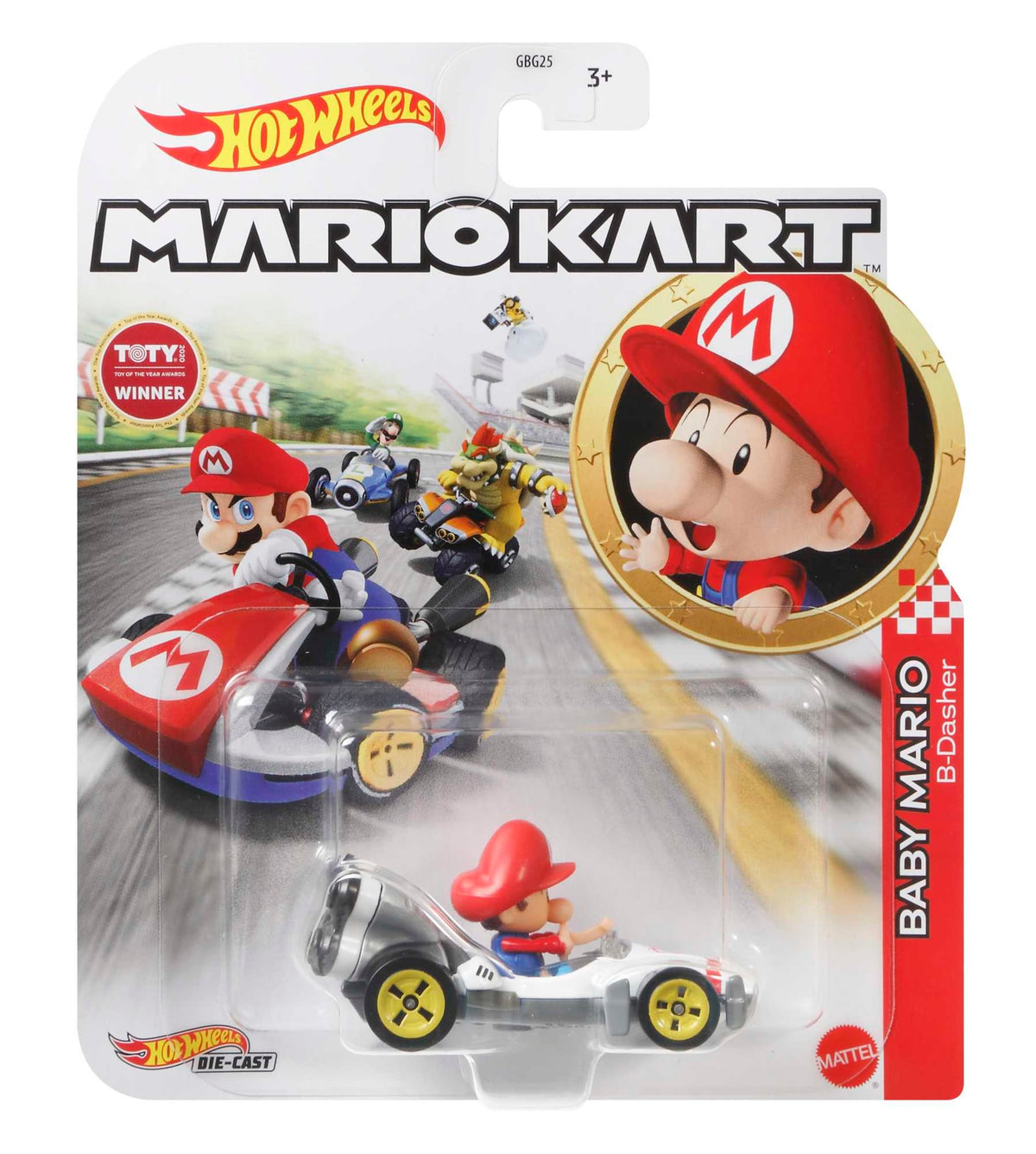 Hot Wheels Mario Kart Baby Mario, B-Dasher