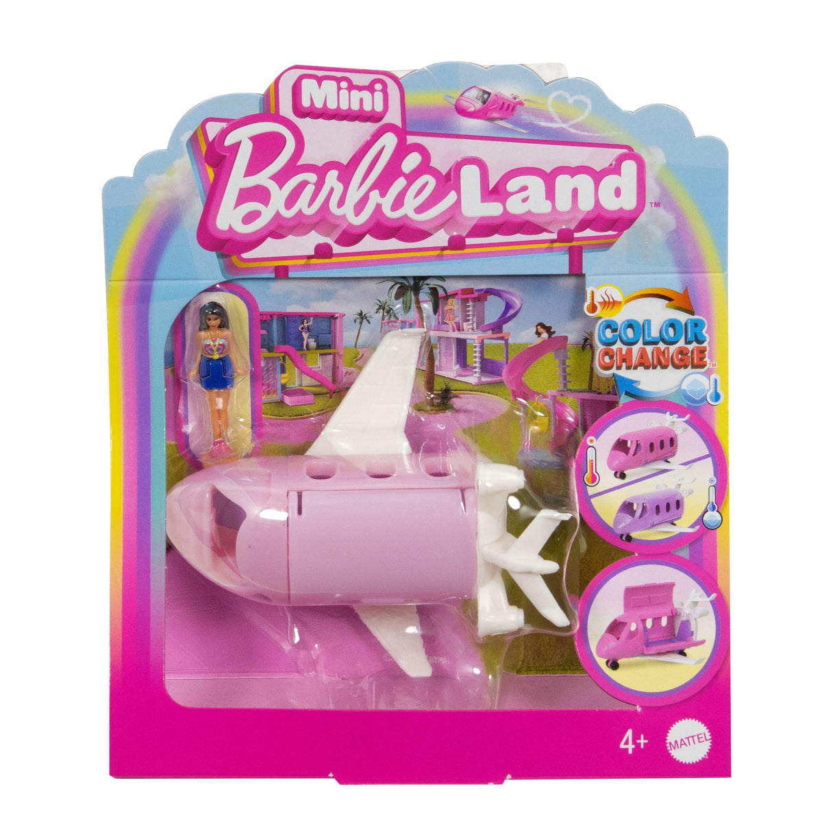 Barbie Mini BarbieLand Veículo para Boneca Avião dos Sonhos