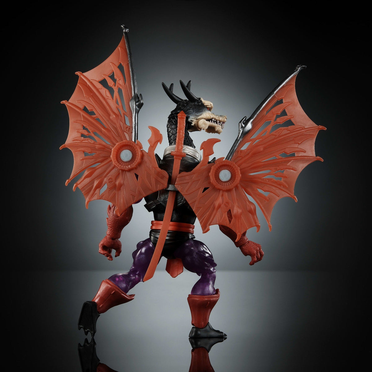 Masters Of Universe Origins Turtles Of Grayskull Ninjor Action Figure, Tmnt MOTU Reptile Wars Toy