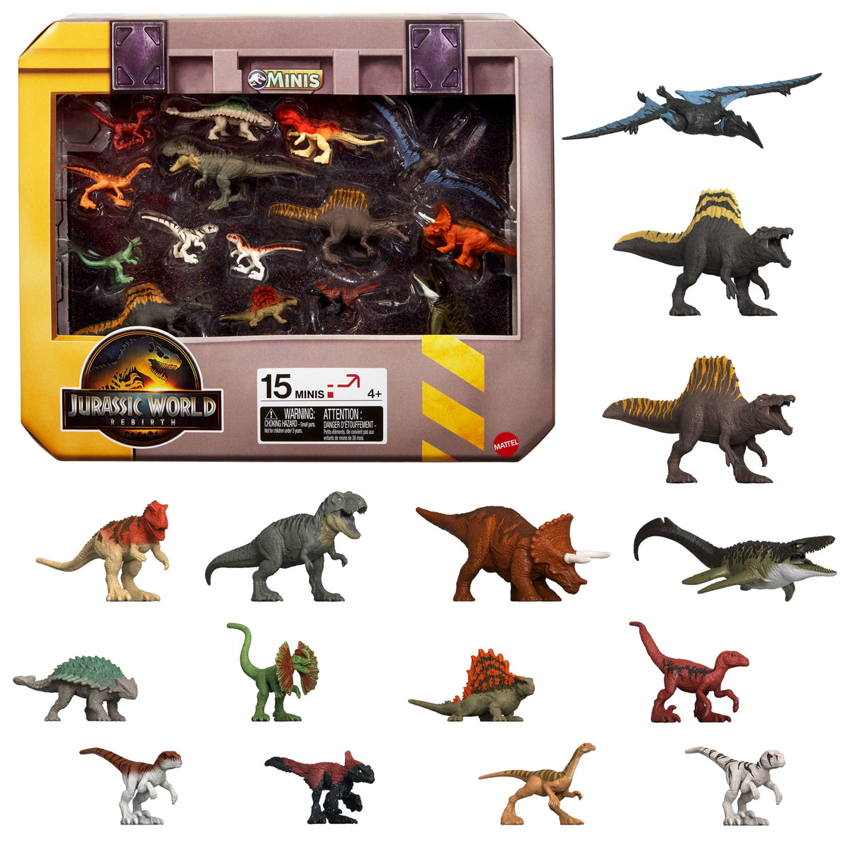 Jurassic World Dinosaurio de Juguete Rebirth Paquete de Minis