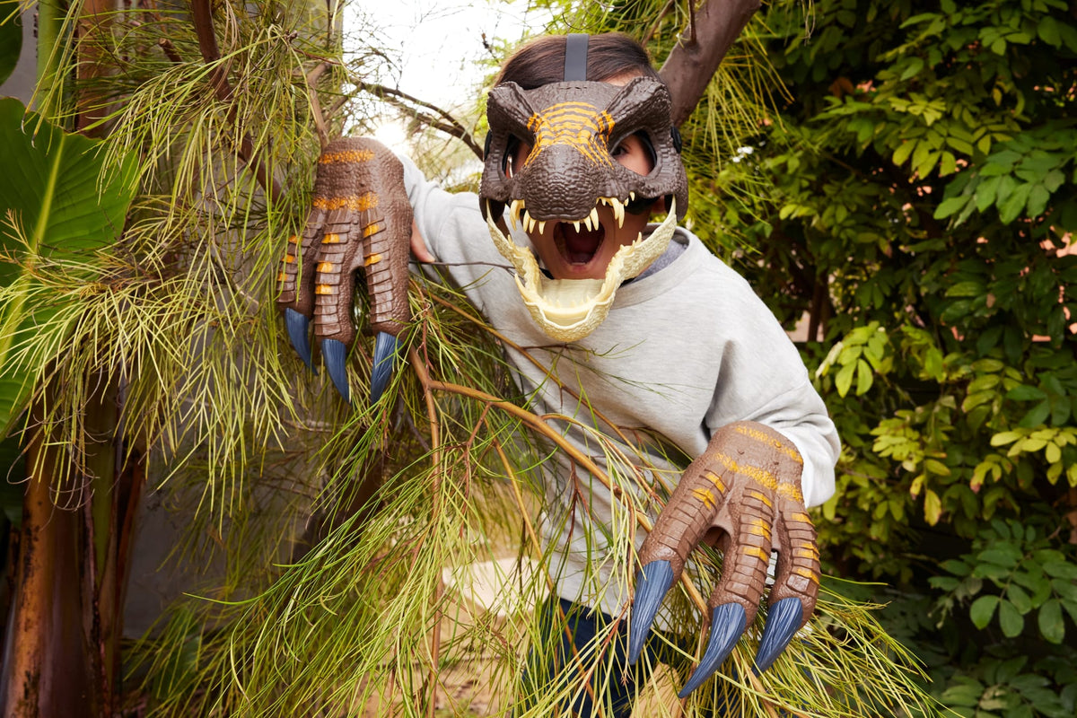 Jurassic World Rebirth Spinosaurus Dinosaur Mask, Role-Play Head Wear, Movie-Inspired Costume Gear
