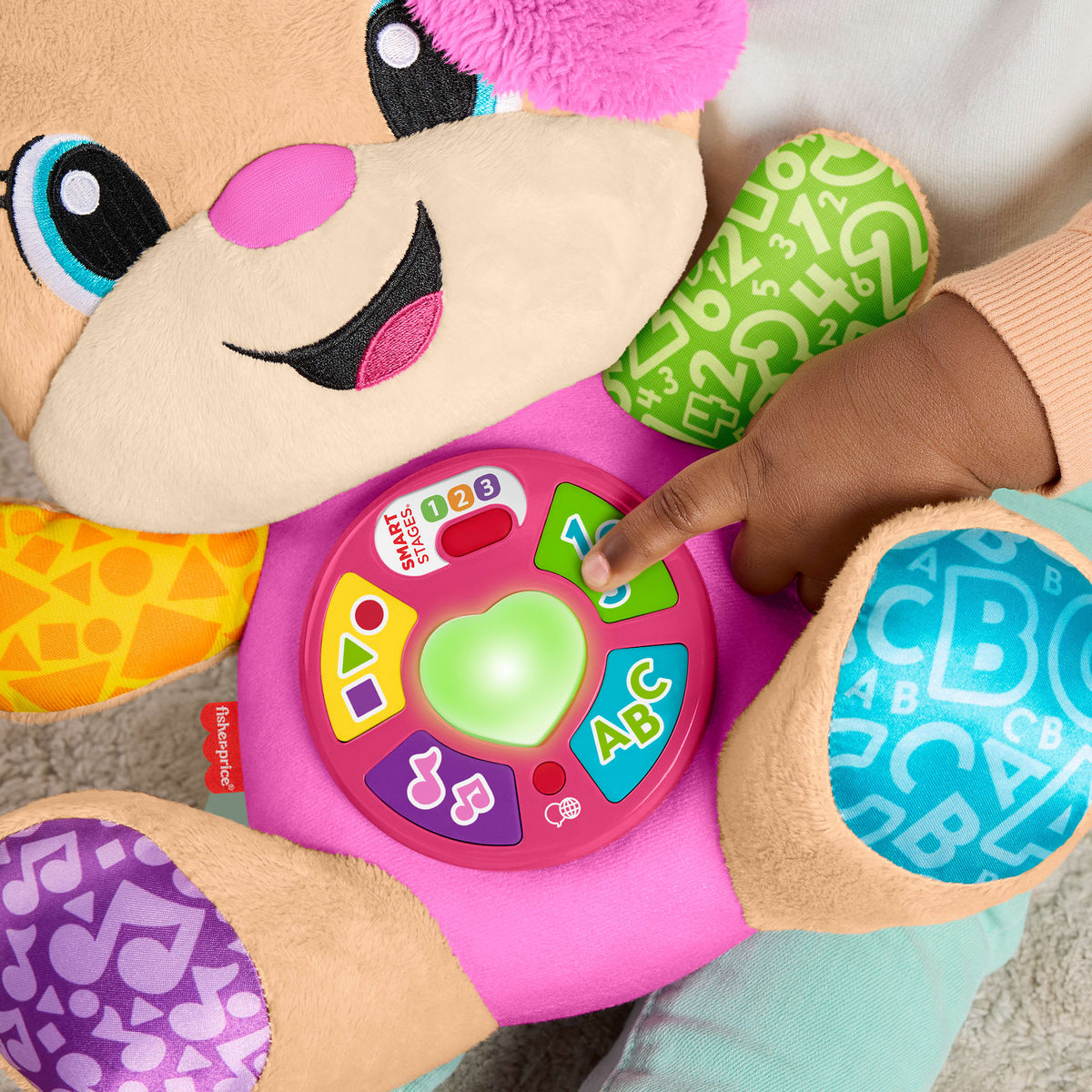 Fisher-Price Aprender e Brincar Brinquedo para Bebês Irmã do Cachorrinho Aprende Comigo