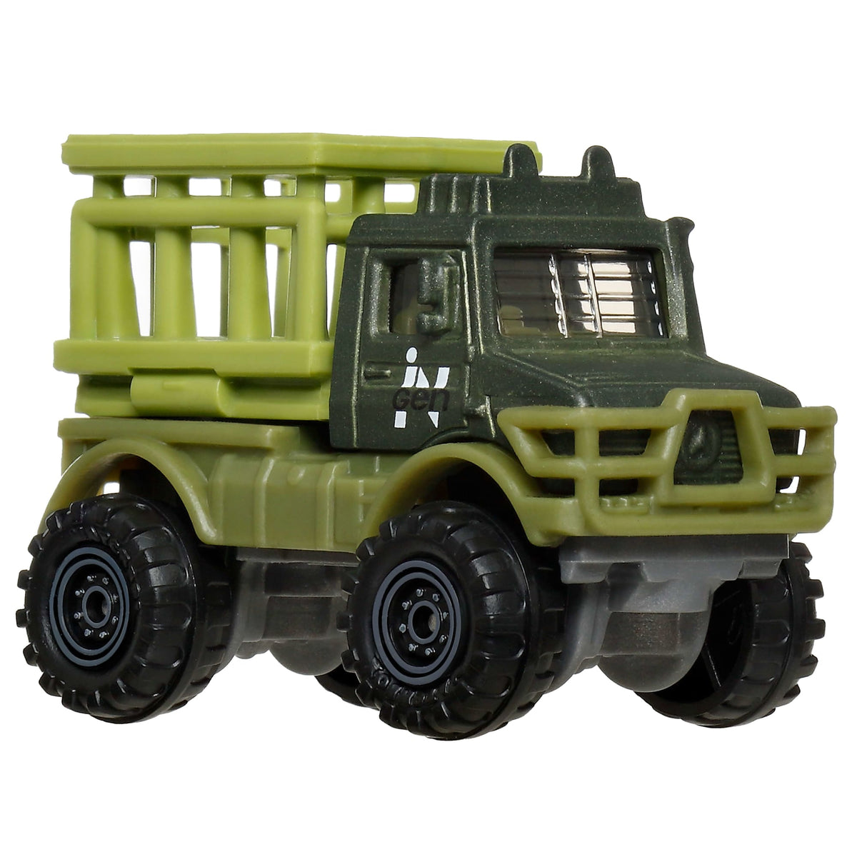 Matchbox Jurassic World 5-Pack, 4 1:64 Scale Die-Cast Toy Cars With 1 Dinosaur