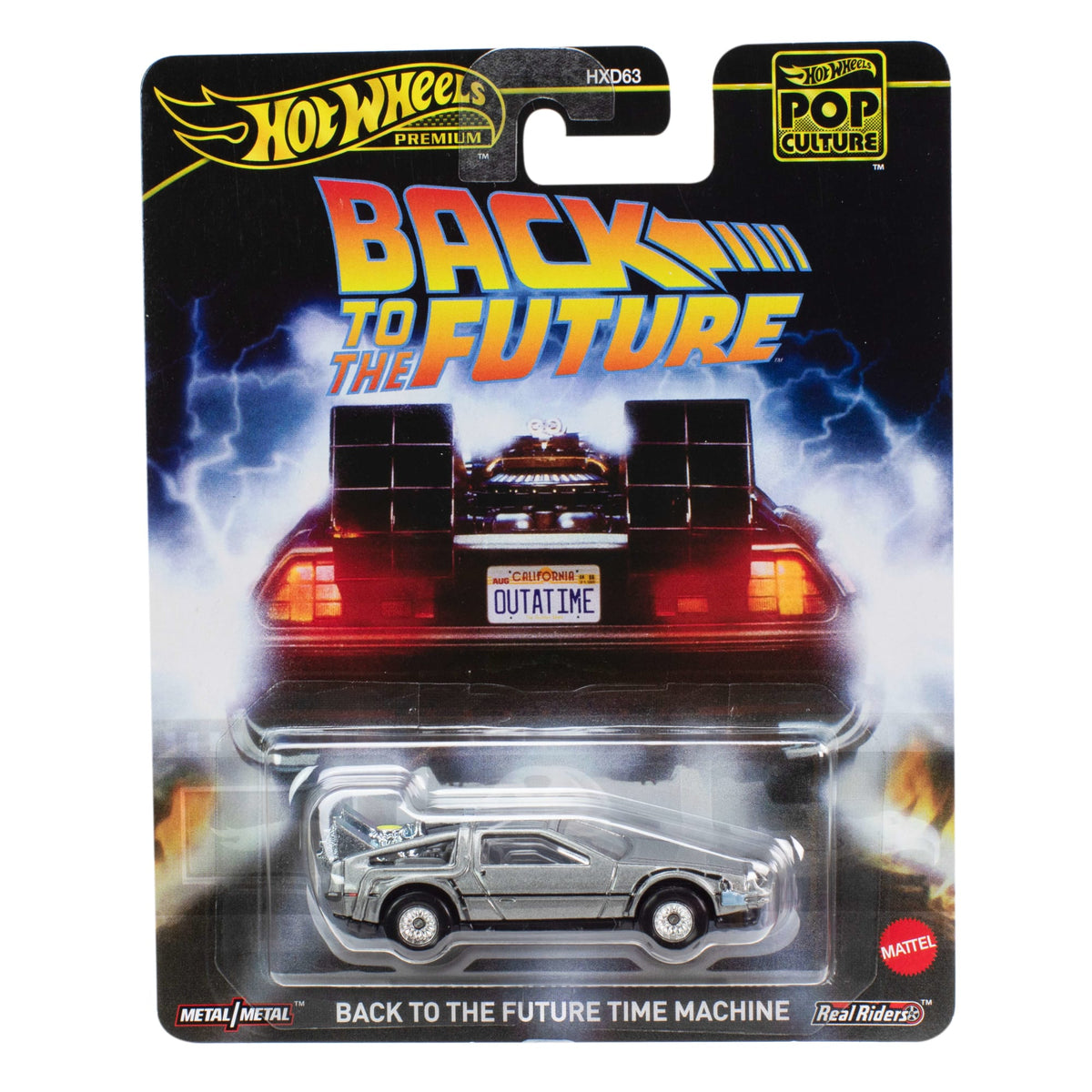 Hot Wheels Collector Vehículo de Colección BTTF DeLorean DMC12
