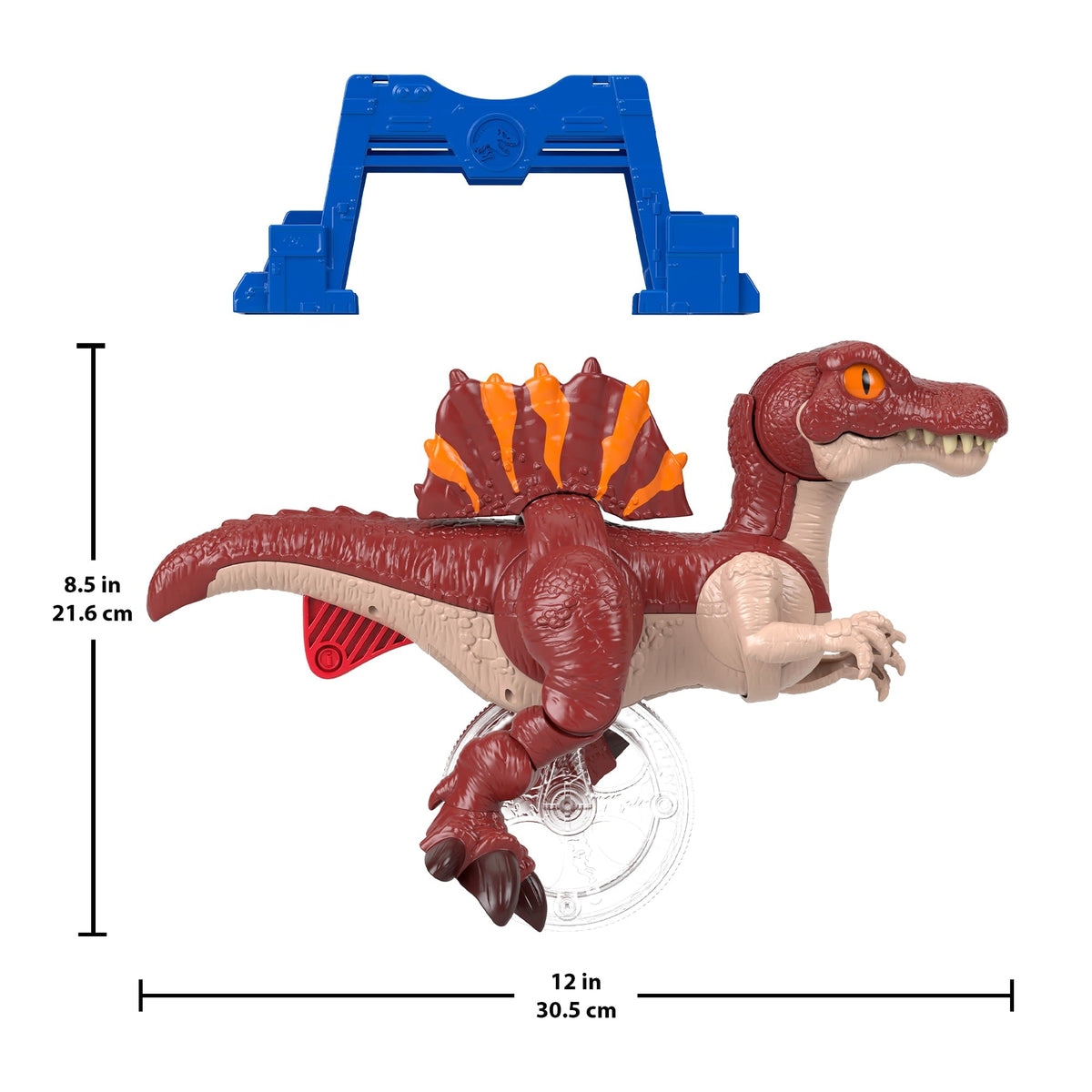 Fisher-Price Imaginext Jurassic World Rebirth Sprinting Spinosaurus Dinosaur Toy With Lunge & Chomp
