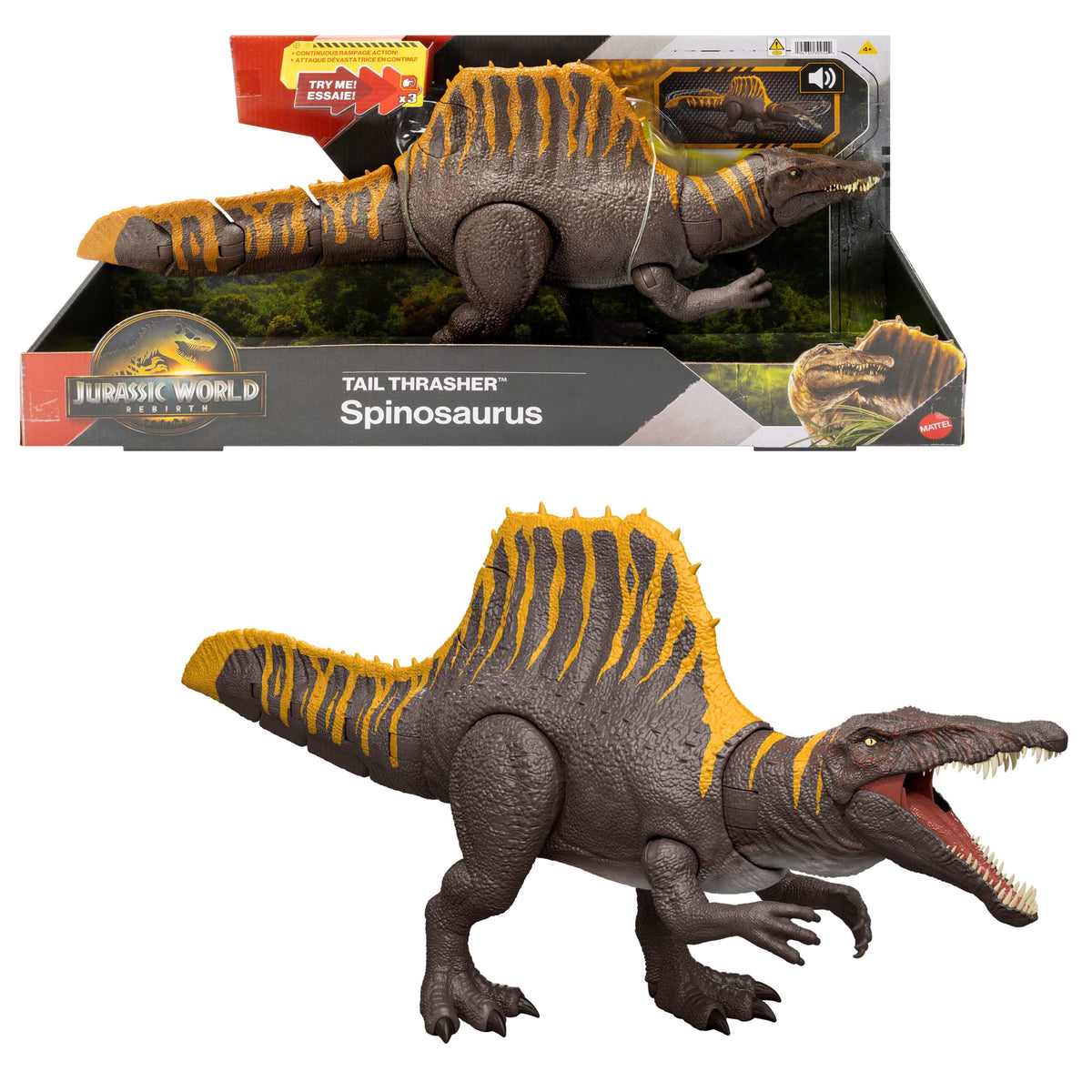 Jurassic World Dinosaurio de Juguete Rebirth Spinosaurus