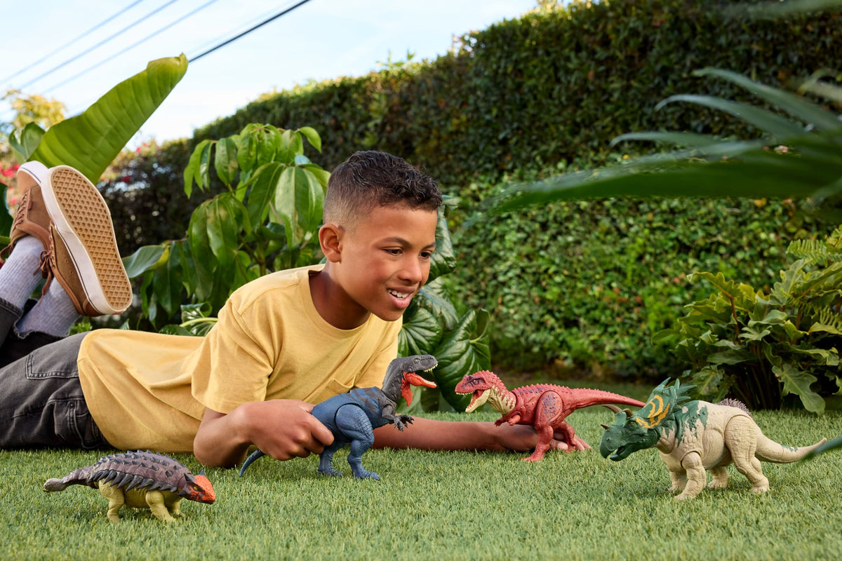 Jurassic World Dinossauro de Brinquedo Rebirth Rugido Selvagem Baryonyx