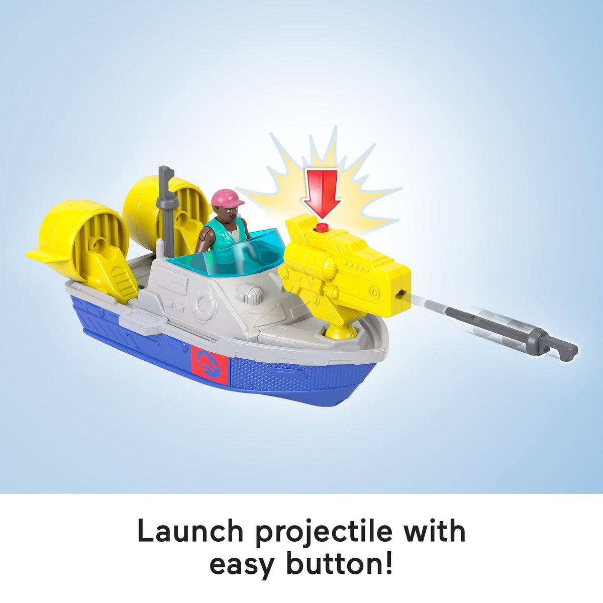 Fisher-Price Imaginext Jurassic World Rebirth Aquachomp Chase Mosasaurus Dinosaur Toy Playset