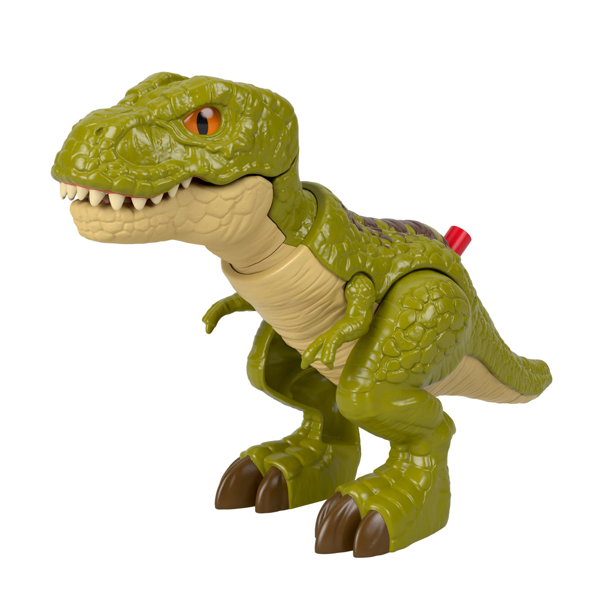 Fisher-Price Imaginext Jurassic World Rebirth Tyrannosaurus Rex Dinosaur Action Figure With Motion