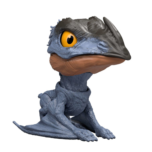 Jurassic World Mighty Little Biters Dinosaur Toy With Bite Action, Eye Change, Collectible Figure