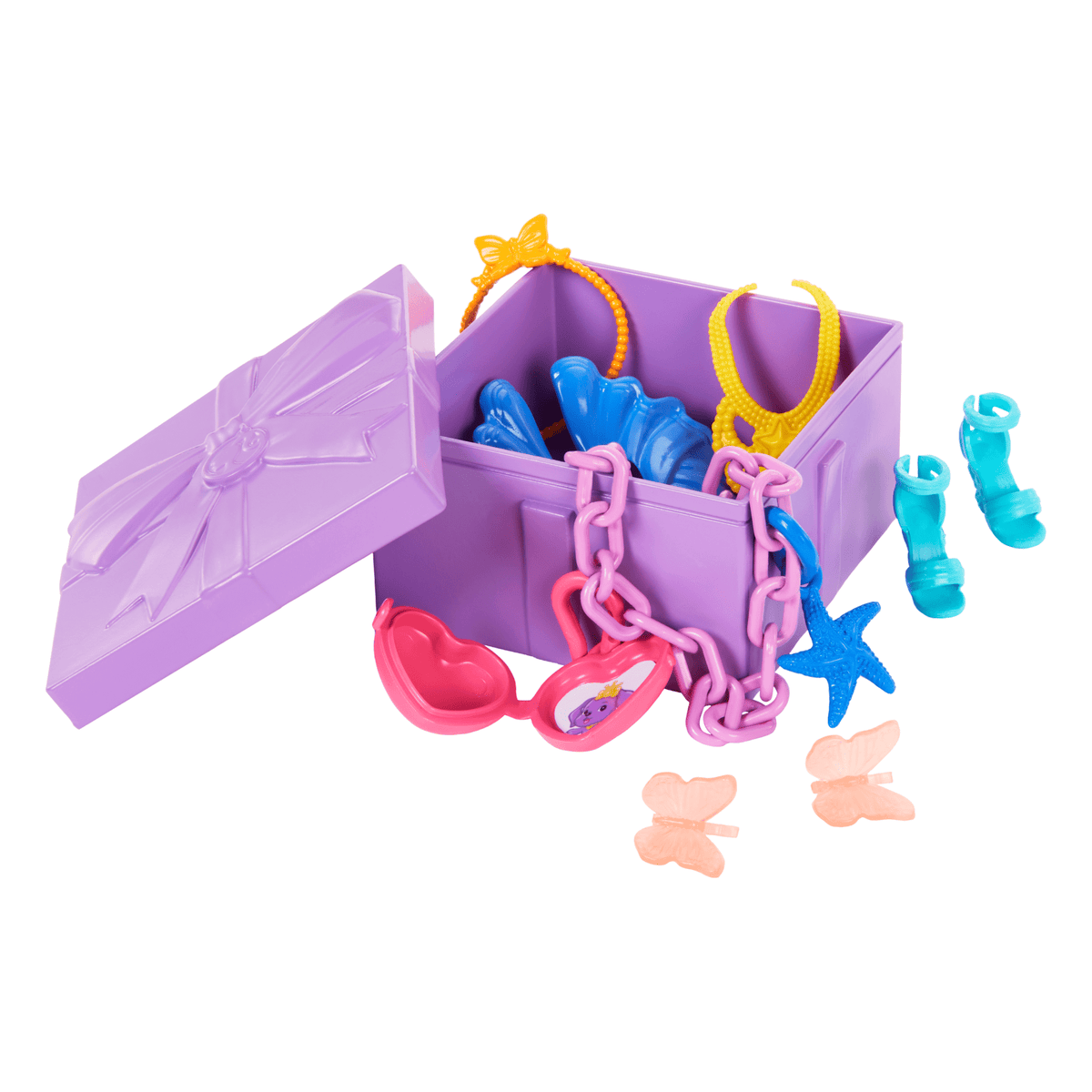 Barbie 2025 Advent Calendar, Fashion Doll & 24 Surprise Accessories, Transform To Mermaid & More