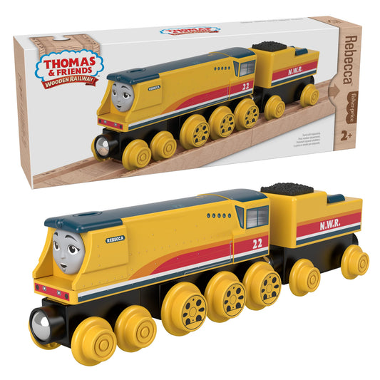 Fisher-Price Thomas & Friends Wooden Railway Rebecca Engine And Coal-Car
