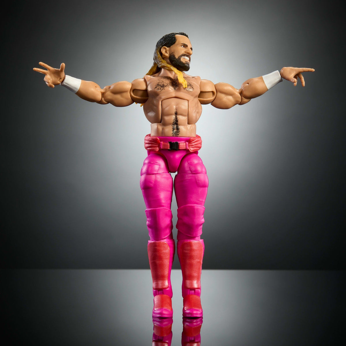 WWE Elite Collection Premium Live EVent Seth Rollins Action Figure Set, Wrestlemania Collectible