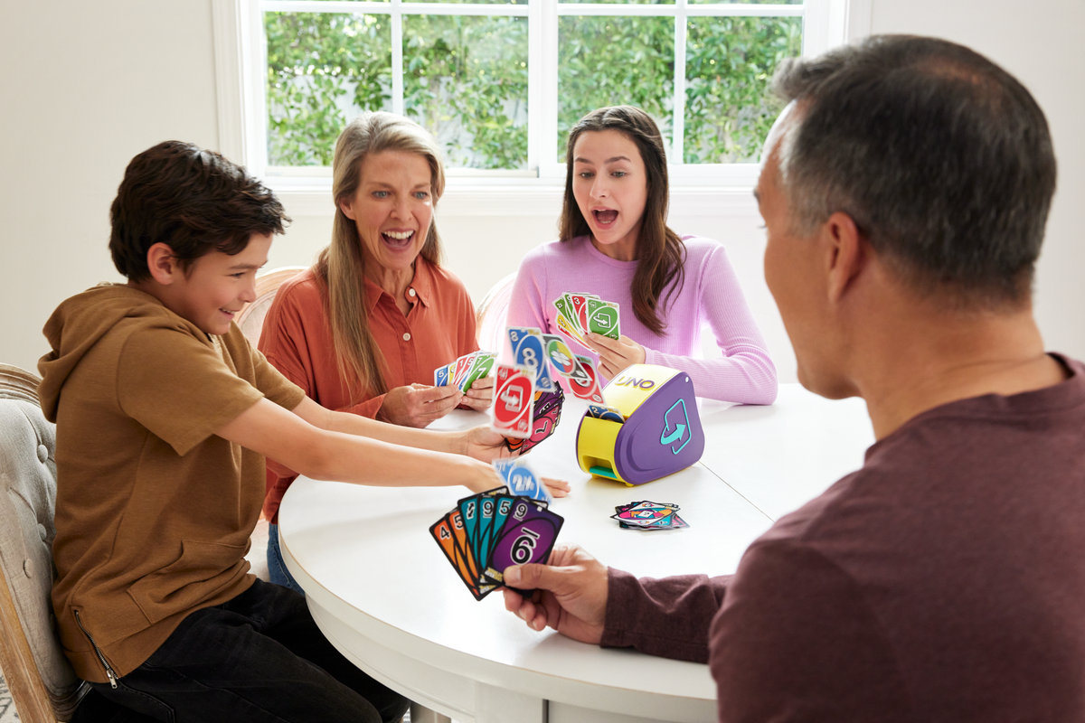 UNO Flip Attack Card Game For Kids, Adults & Family Night