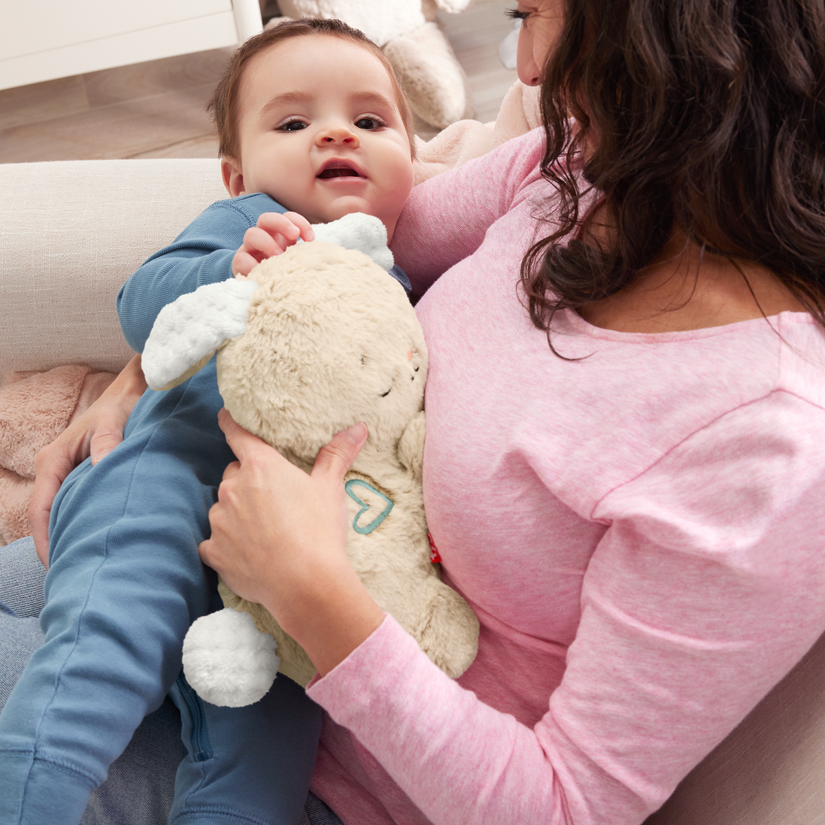 Fisher-Price  Lapin Ambiance et Détente, Module Sonore, Mouvement