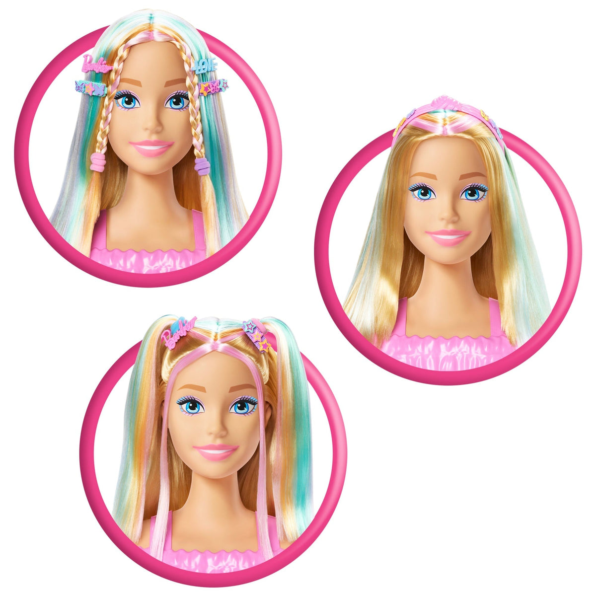 Barbie  Tête à Coiffer, Cheveux Blonds, 20+ Accessoires