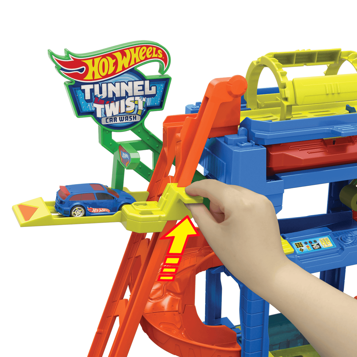 Hot Wheels  Ville  Color Shifters  Lave-Auto Tunnel Pivotant
