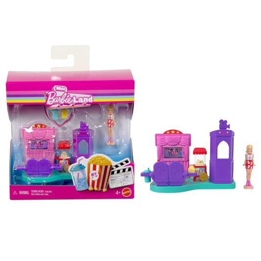 Barbie Mini Barbie Land Doll House Playsets With 1.5-Inch Doll, Furniture & Accessories