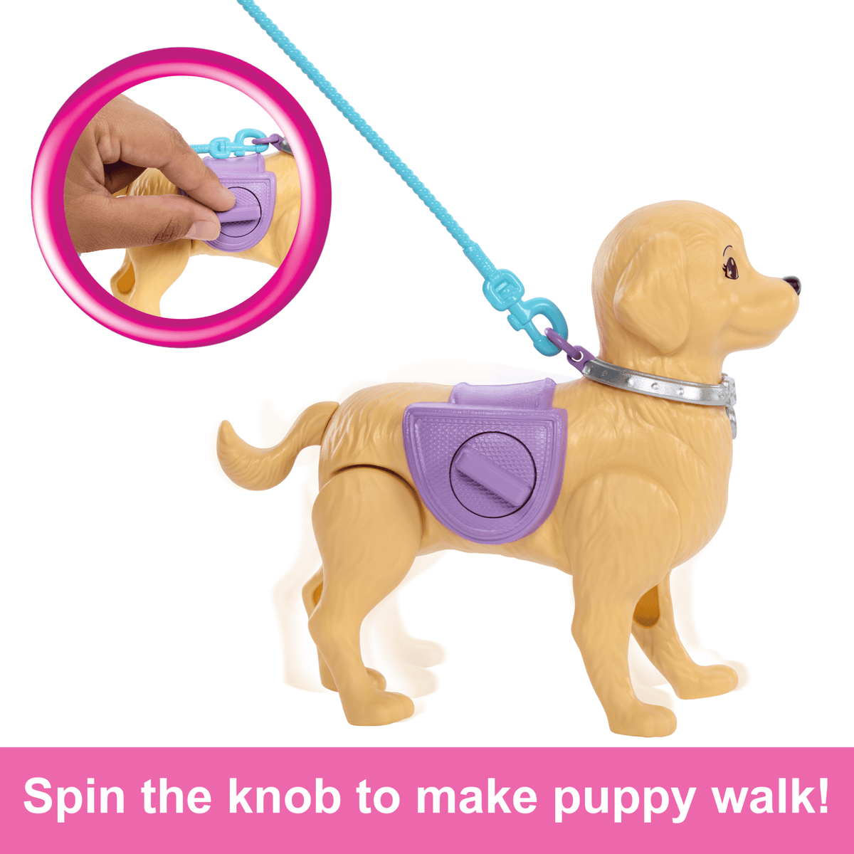 Barbie Life in The City Brooklyn Doll With Walk & Potty Dog, Toy Set With Tail-Activated Pooping Pet Puppy