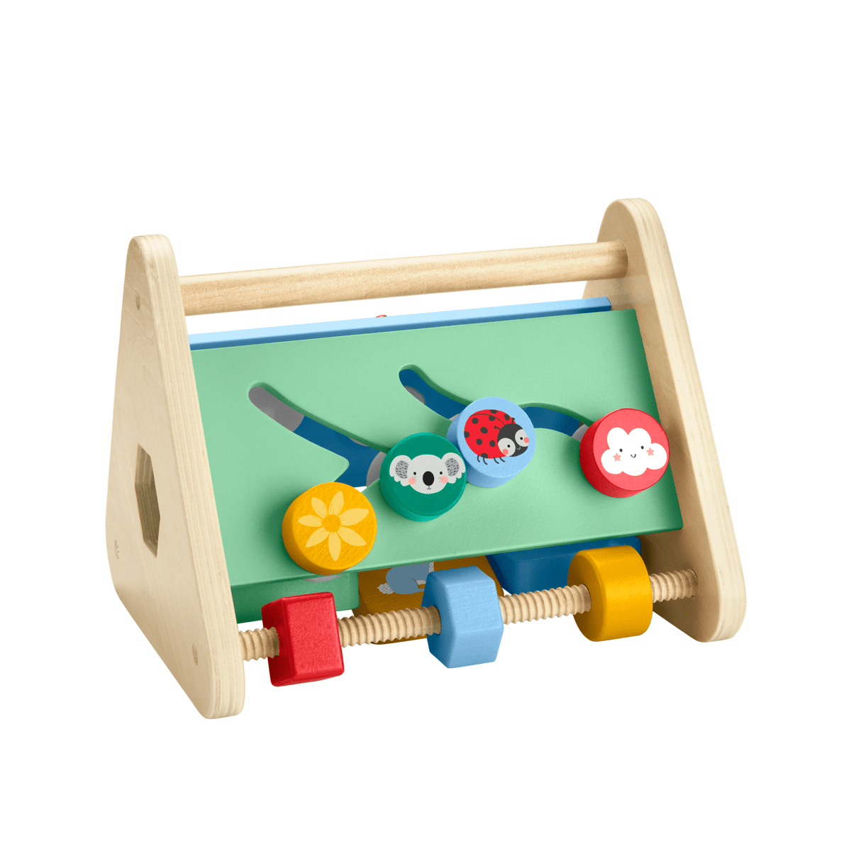 Fisher-Price Juguete para Bebés Triángulo de Actividades de Madera