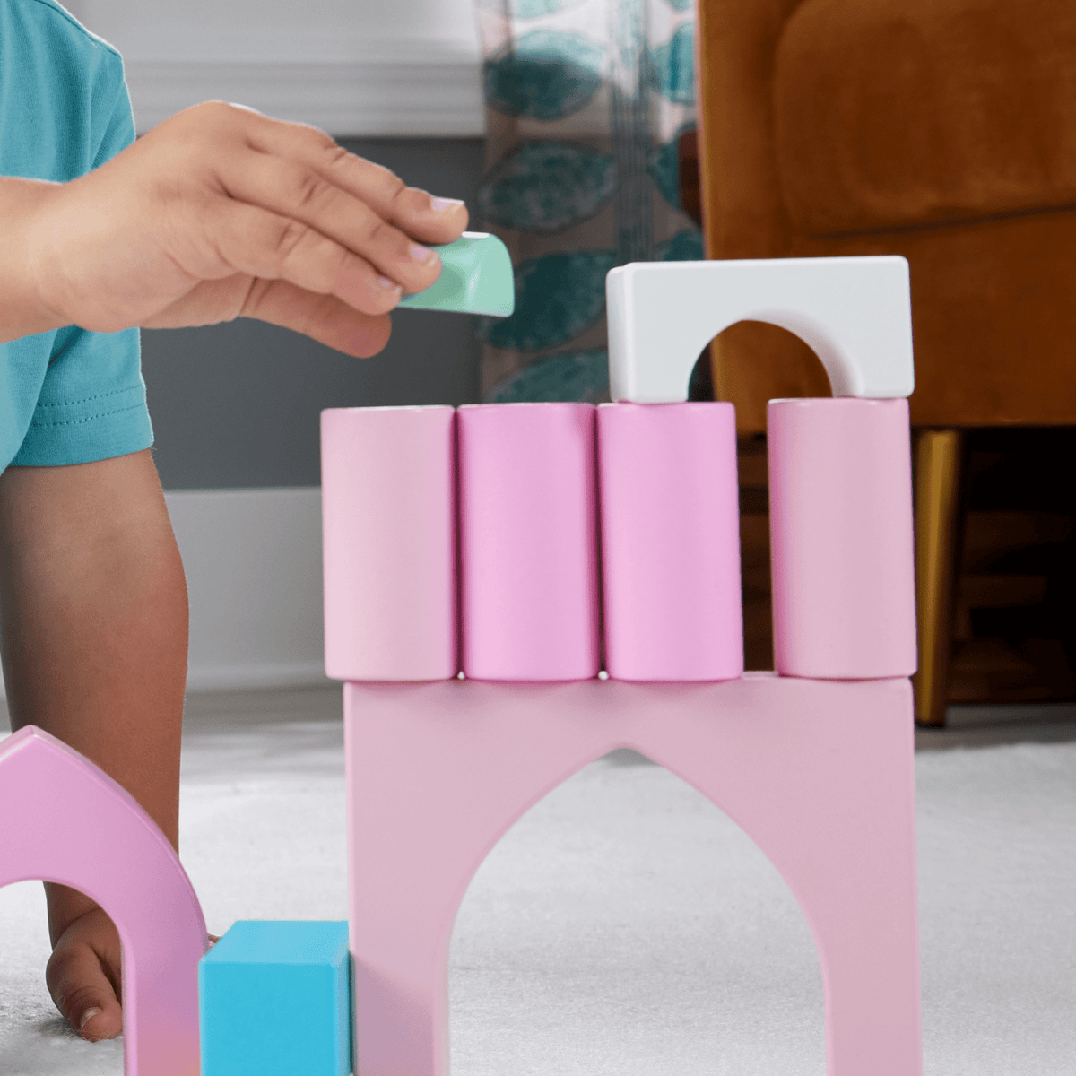 Fisher-Price Juguete para Bebés Castillo de Bloques de Madera