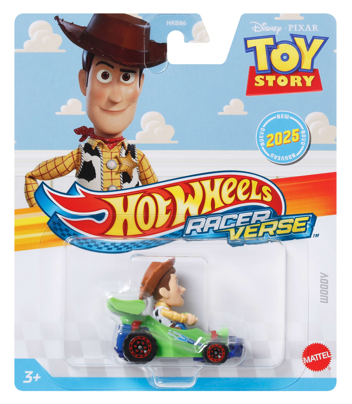 Hot Wheels RacerVerse Veículo de Brinquedo Woody
