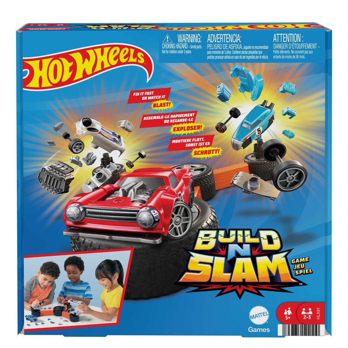 Hot Wheels Build ‘n Slam Kids Games | Car Game | Family Game Night