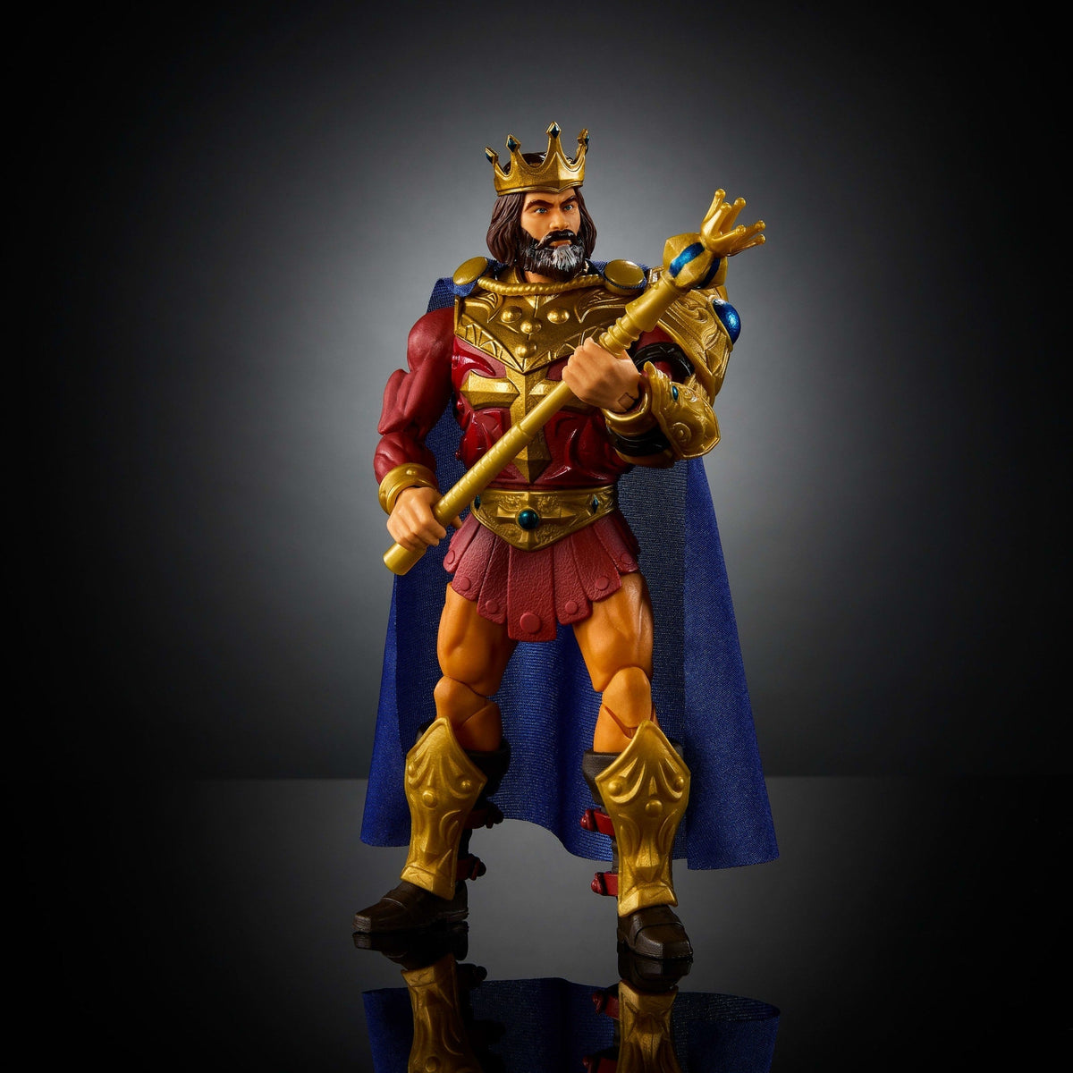 Masters Of The Universe Masterverse New Eternia King Randor MOTU Action Figure Toy, 30 Articulations