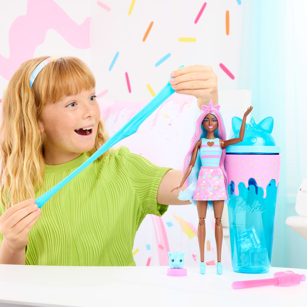 Barbie Pop Reveal Boneca Série de Animaizinhos Unicórnio