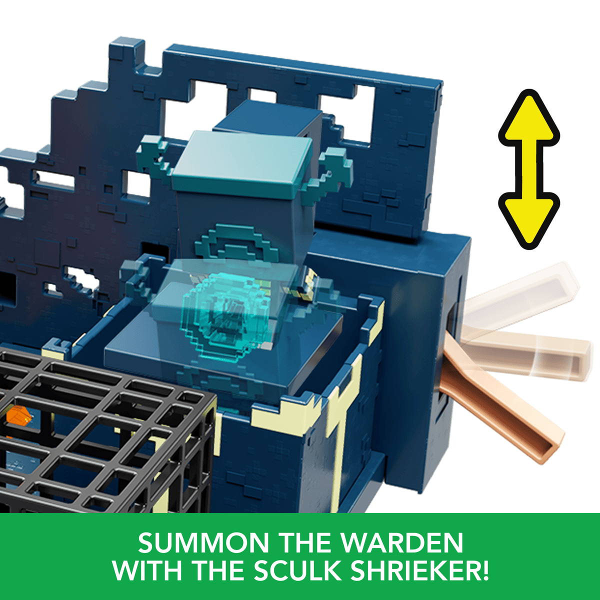 Minecraft Mini Mode Rise Of The Warden Playset, 2 Minis, Steve & Warden Figures & Dlc Code