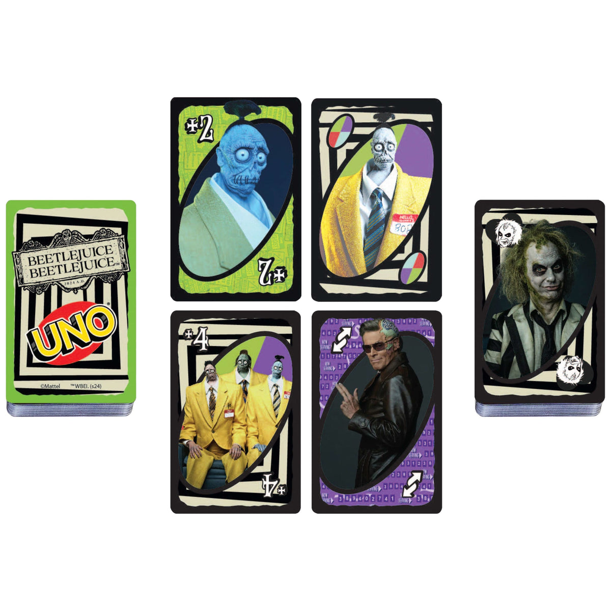 UNO Beetlejuice Beetlejuice Card Game For Kids & Family Night