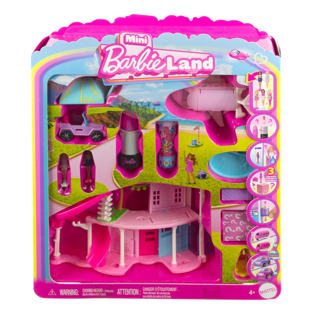 Barbie  Mini Barbieland  Poupées et Acc.  Maison de Rêve, 5Poupées