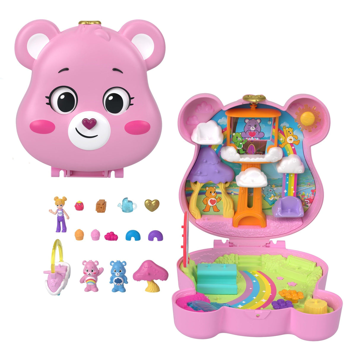 Polly Pocket  Calinours Poupées et Coffrets de Jeu, Véhicule et Acc.