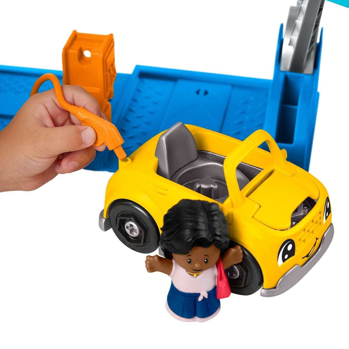 Little People Juguete para Bebés Garaje de Vehículos