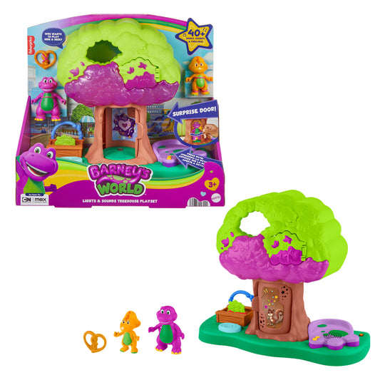 Barney Set de Juego Casa del Árbol