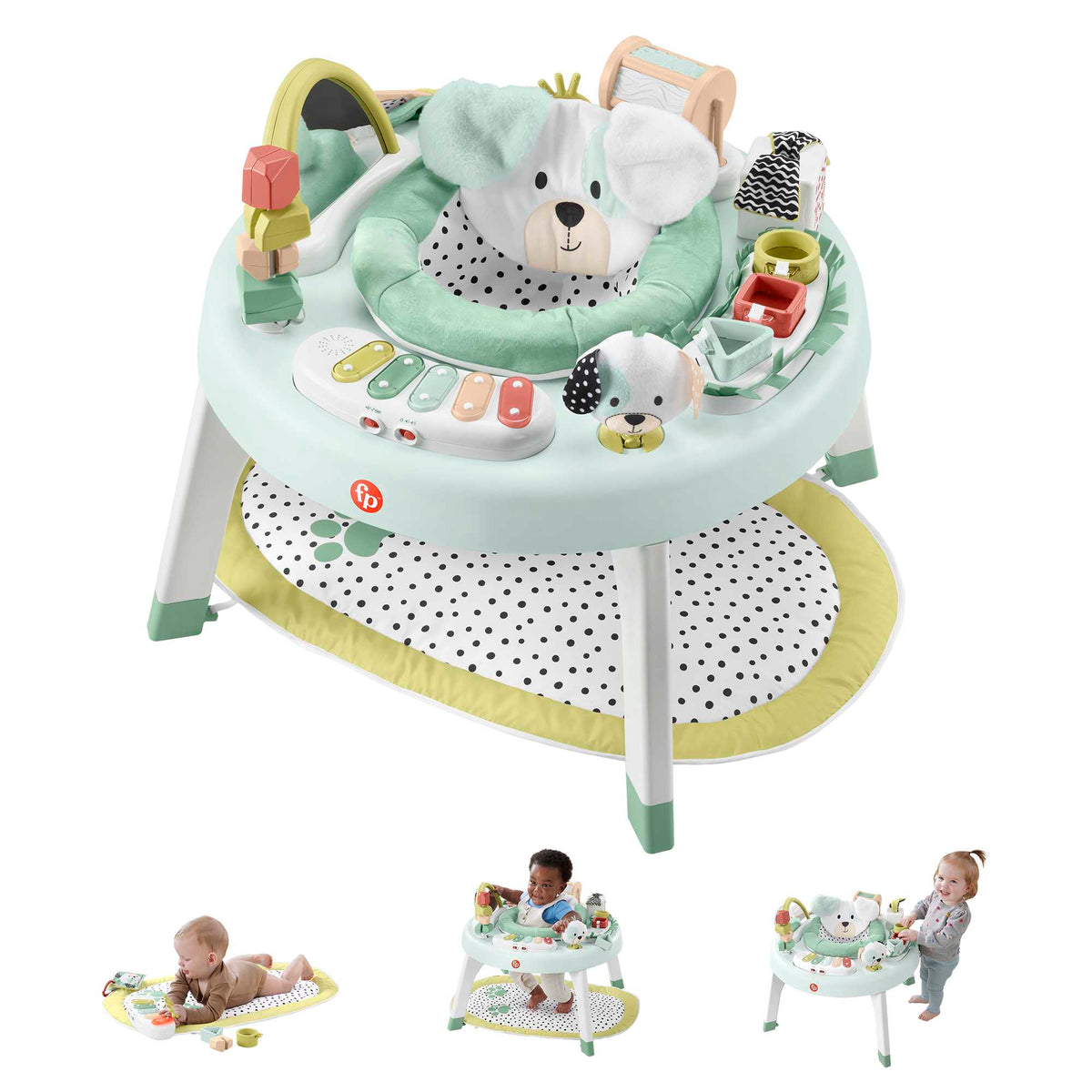 Fisher-Price–Centre D’Activités Mon Chiot Adoré 3 en 1, Lumières, Sons