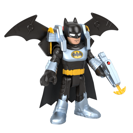 Imaginext DC Super Friends Batglider Batman XL Figure With Vehicle & Launcher, 5 Pieces
