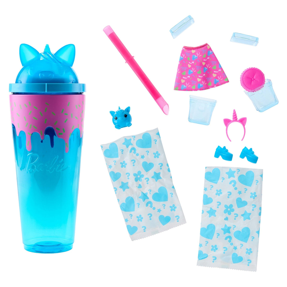 Barbie Pop Reveal Boneca Série de Animaizinhos Unicórnio