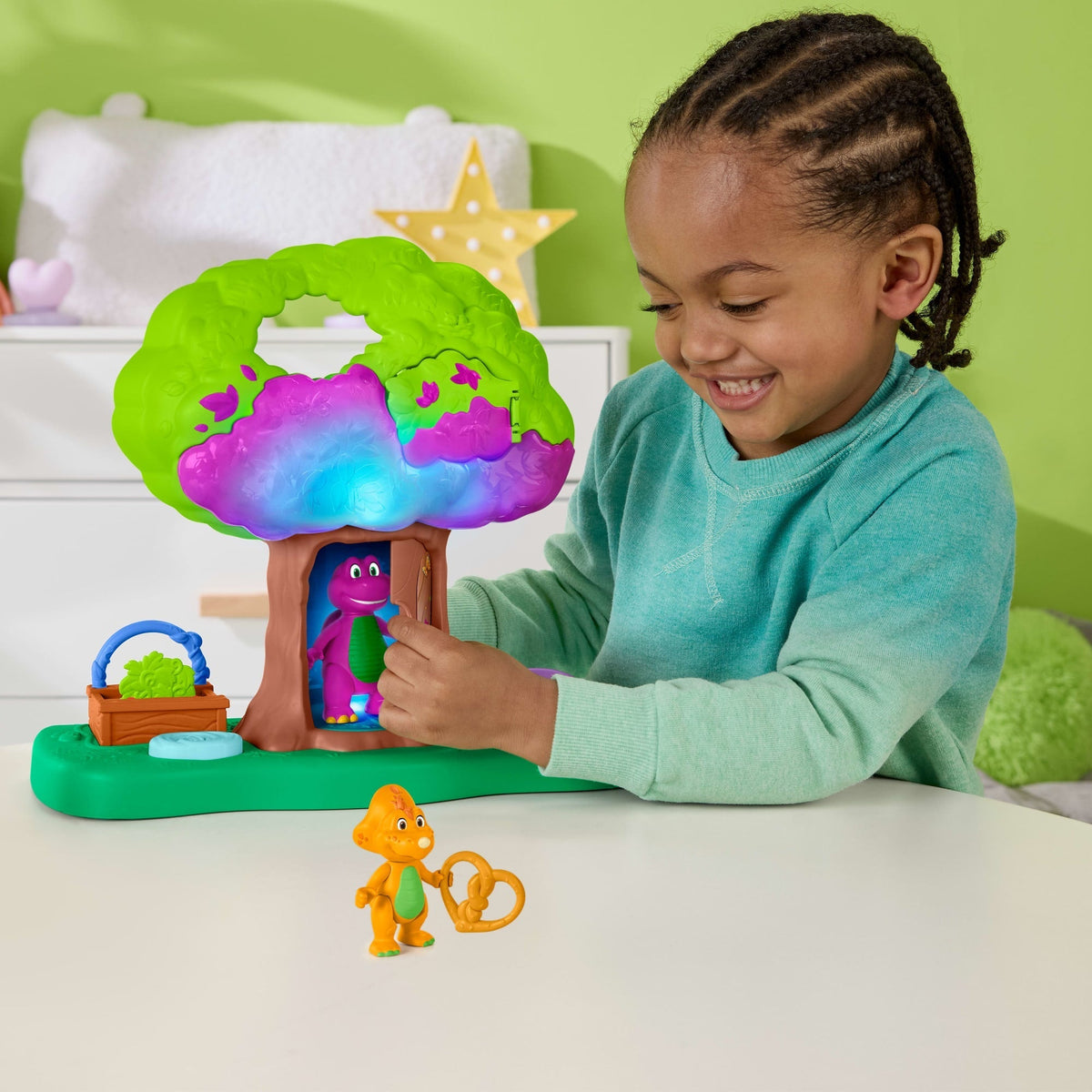 Barney Set de Juego Casa del Árbol
