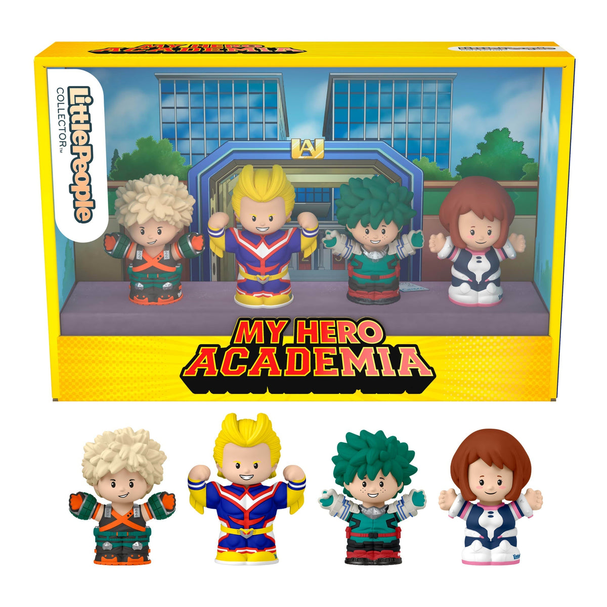 Little People Collector My Hero Academia Anime Series Special Edition Set, 4 Figures