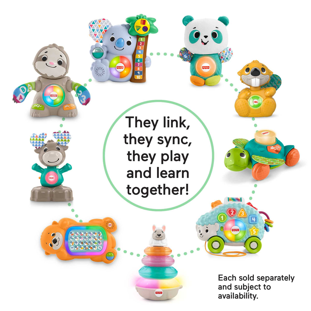 Fisher-Price Linkimals Sit-To-Crawl Sea Turtle - French Version
