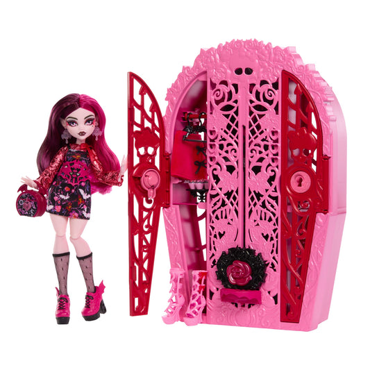Monster High Skulltimate Secrets Garden Mysteries Playset, Draculaura Doll With 19+ Surprises
