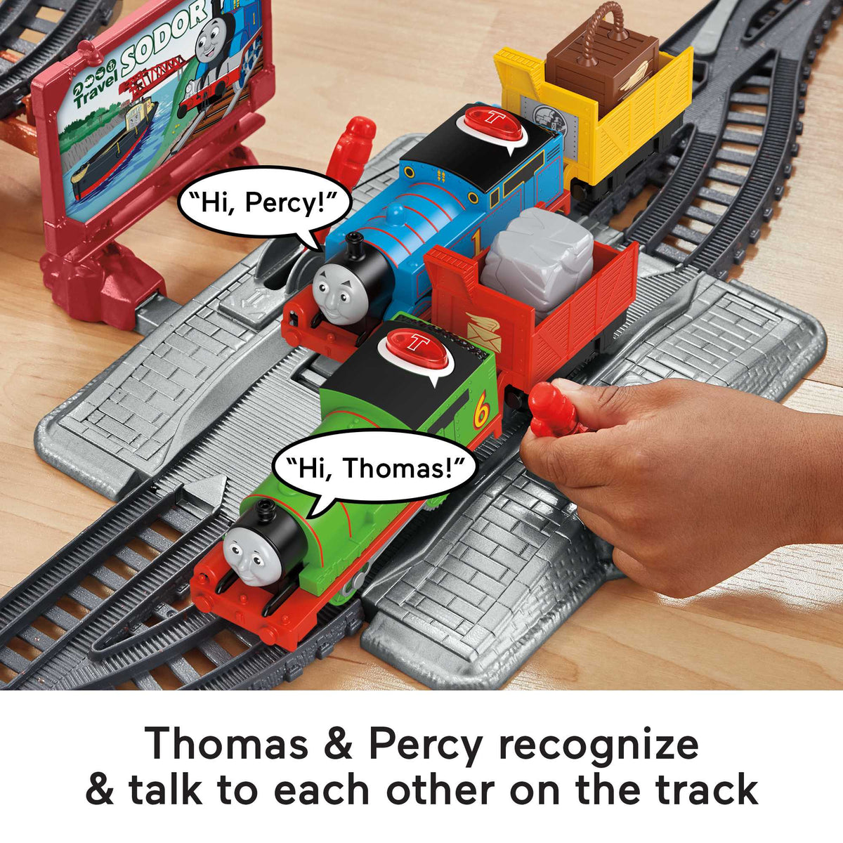 Fisher-Price Thomas & Friends Talking Thomas & Percy Train Set