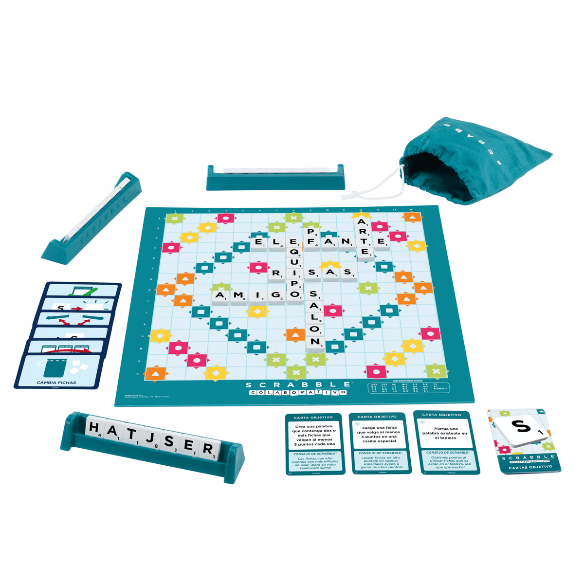 Scrabble Juego de Mesa 2 en 1
