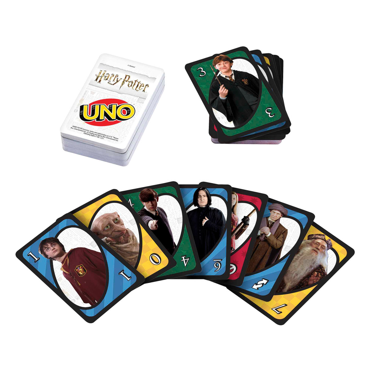 UNO Juego de Cartas Harry Potter Metálico