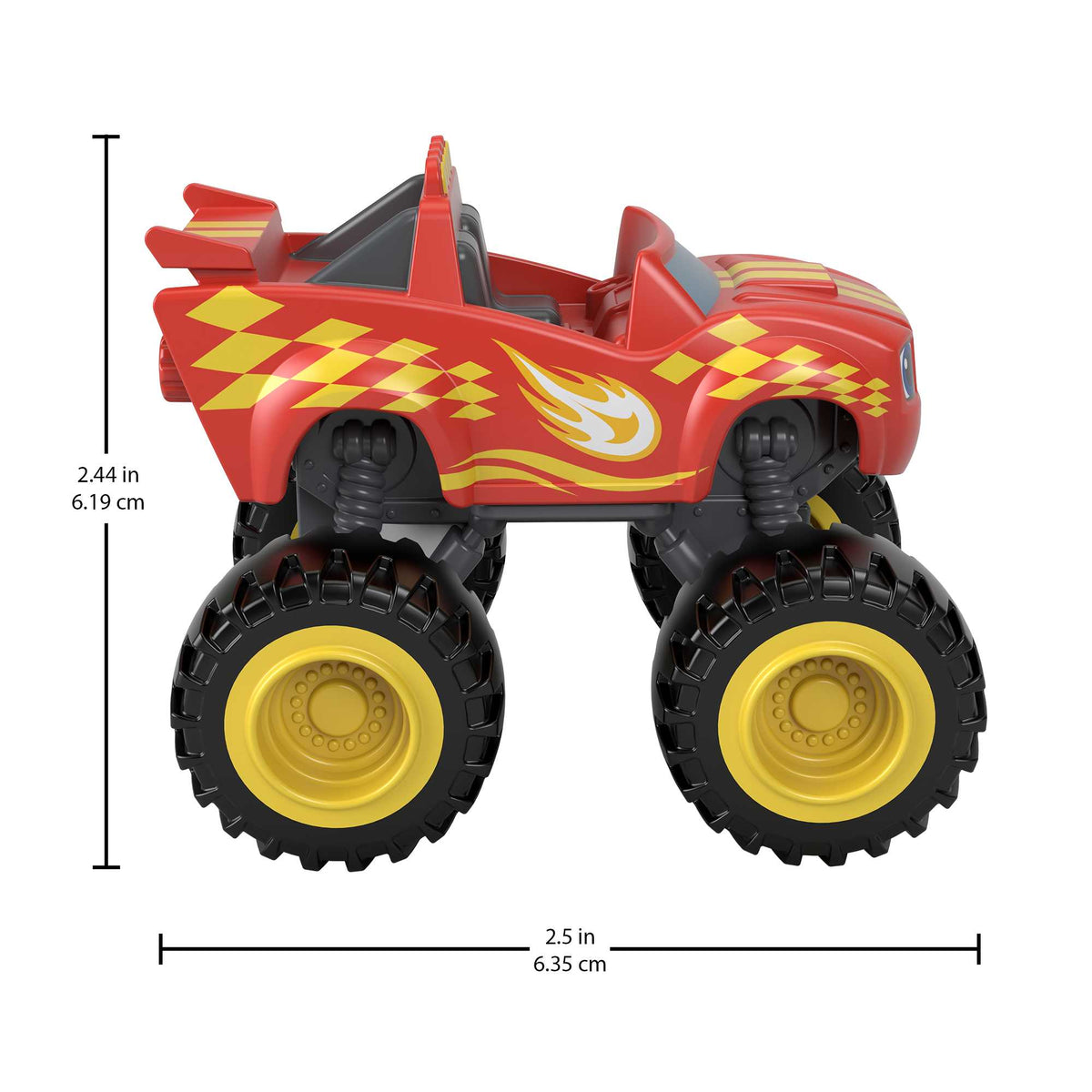Fisher-Price Nickelodeon Blaze And The Monster Machines Racers 4 Pack