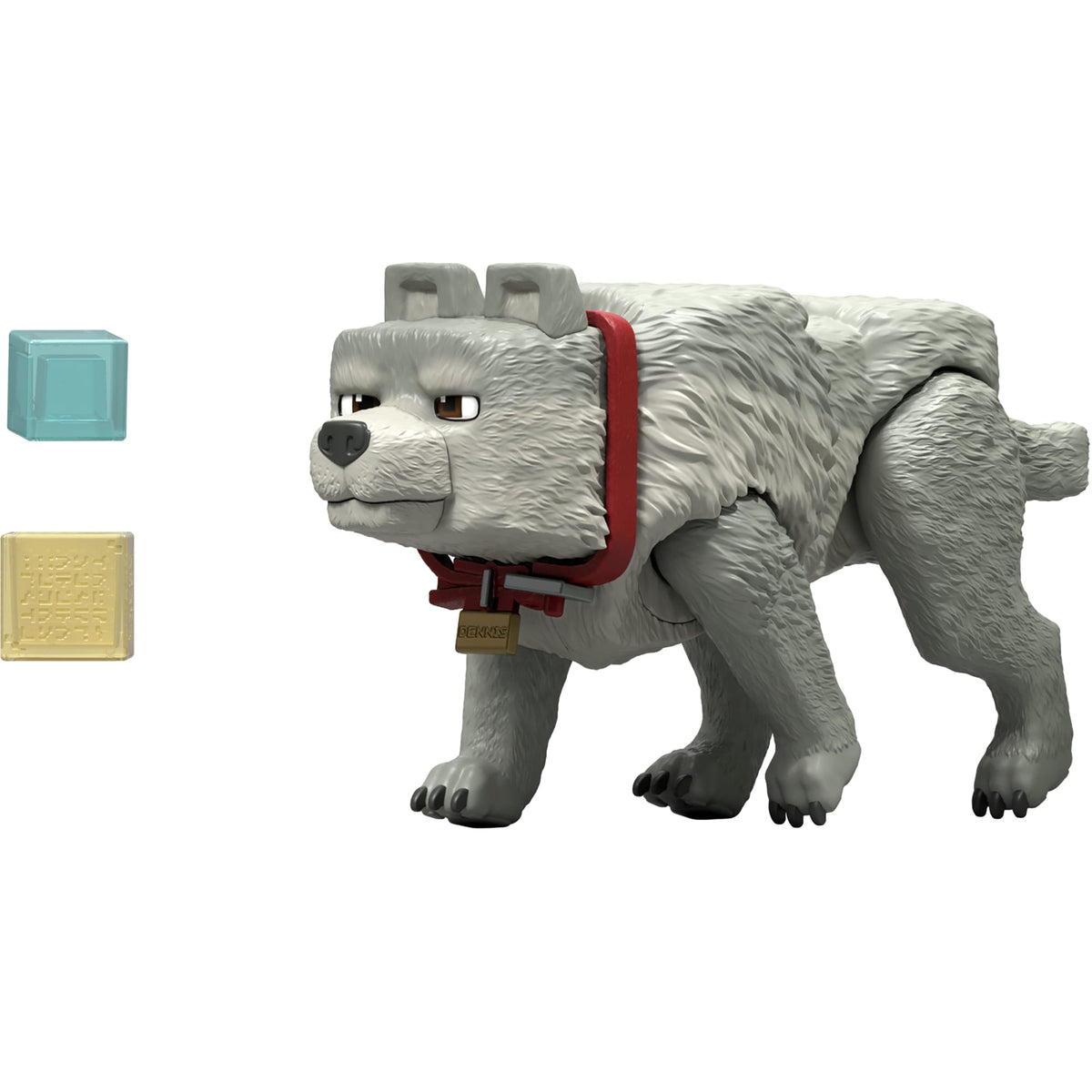 Minecraft Dennis The Wolf Action Figure & Accessories, 3.25-inch Toy Set inspired By A Minecraft Movie
