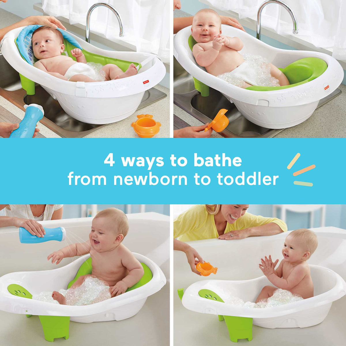 Fisher-Price 4-in-1 Sling 'n Seat Tub